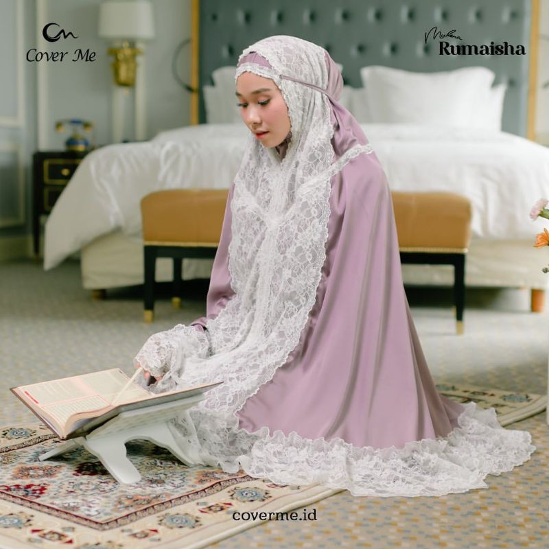 Jual Rumaisha Prayer Set by Coverme - Mukena Dewasa renda denaf.outfit ...