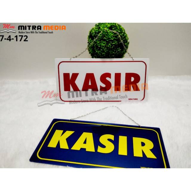 Jual Acrylic Tulisan Kasir Rantai Gantung Shopee Indonesia