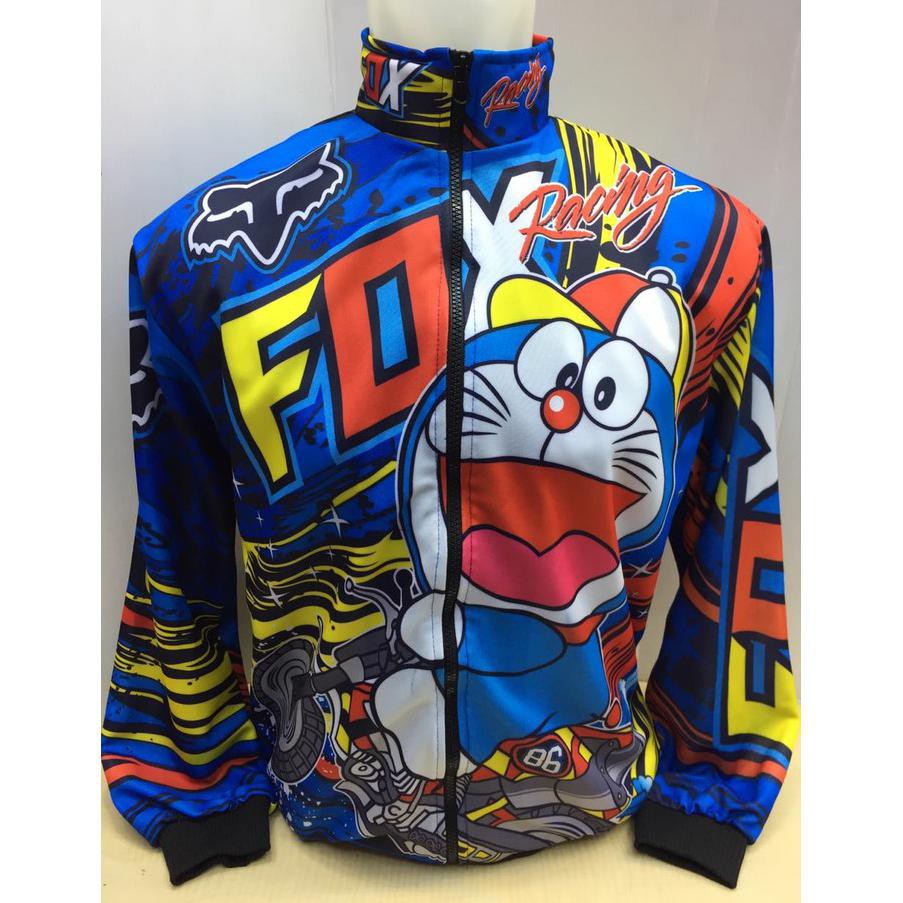 Jual jaket motor cross fox racing doraemon dewasa 803 -gallspt | Shopee ...