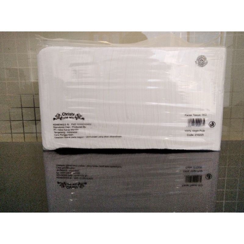 Jual Facial Tissue Christy uk. 1000gr/1kg (2ply) | Shopee Indonesia