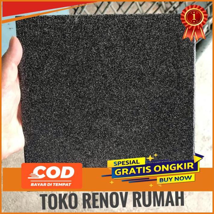Jual Keramik Lantai Kasar 20X20 Hitam/ Keramik Lantai Kamar Mandi