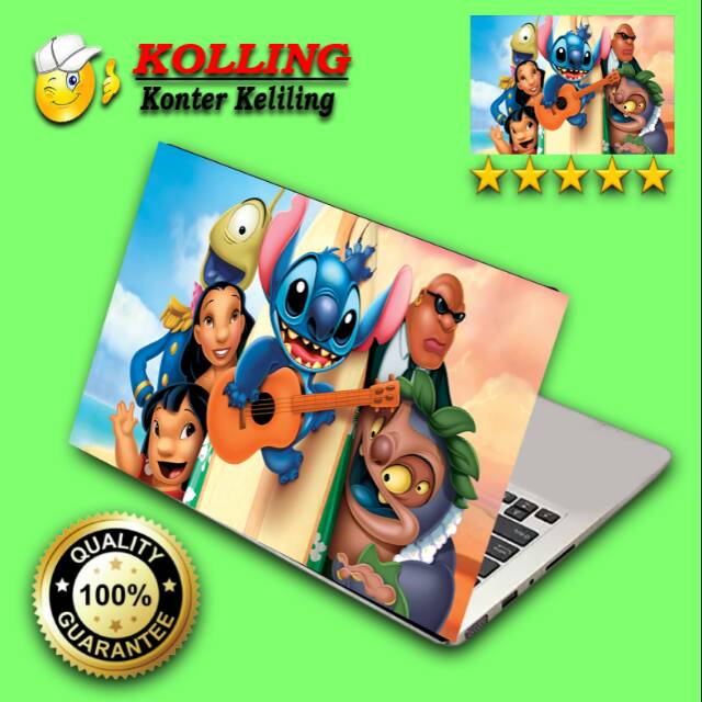 Jual Stiker Laptop 11, 12, 14, 15 inch / Garskin Laptop / Stitch ...
