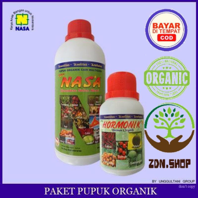 Jual Paket Pupuk Organik Nasa Hormonik Poc Nasa Penyubur Tanaman