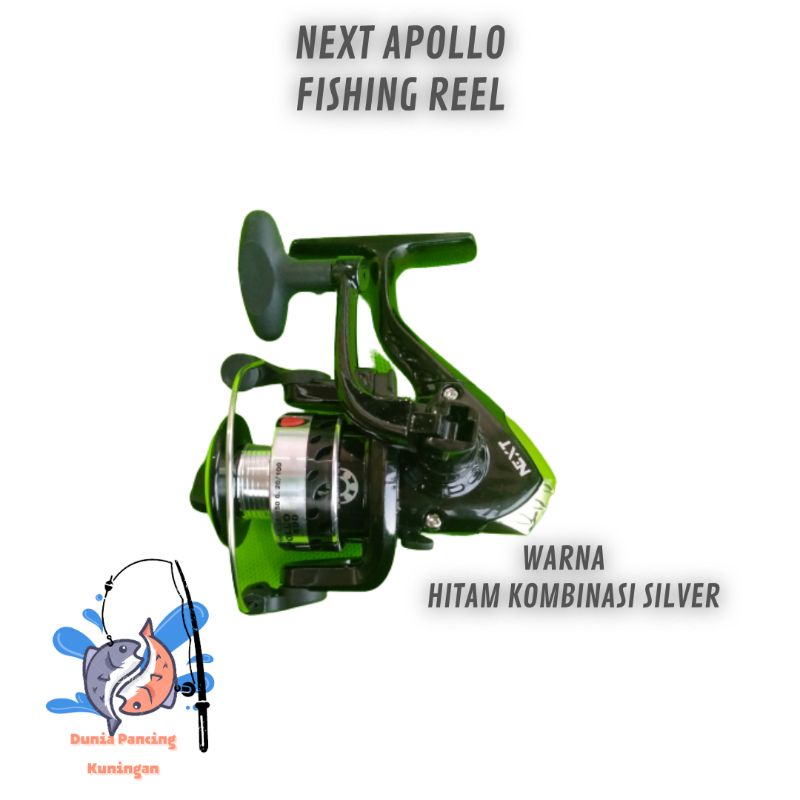 Jual Reel spinning next apollo 800 spool metal gulungan pancing murah ...