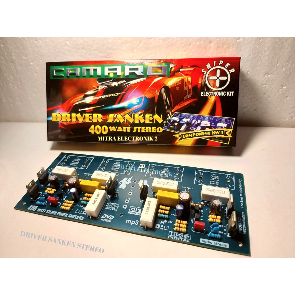 Jual Sniper Kit Driver Power Amplifier 400 Watt Stereo Mono Shopee