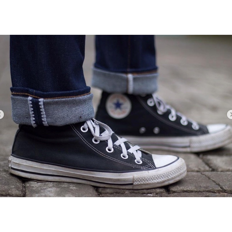 Jual SIMISSTY DENIM. RAW DENIM MATERIAL. SHELL STICH ACENT SELVEDGE ...
