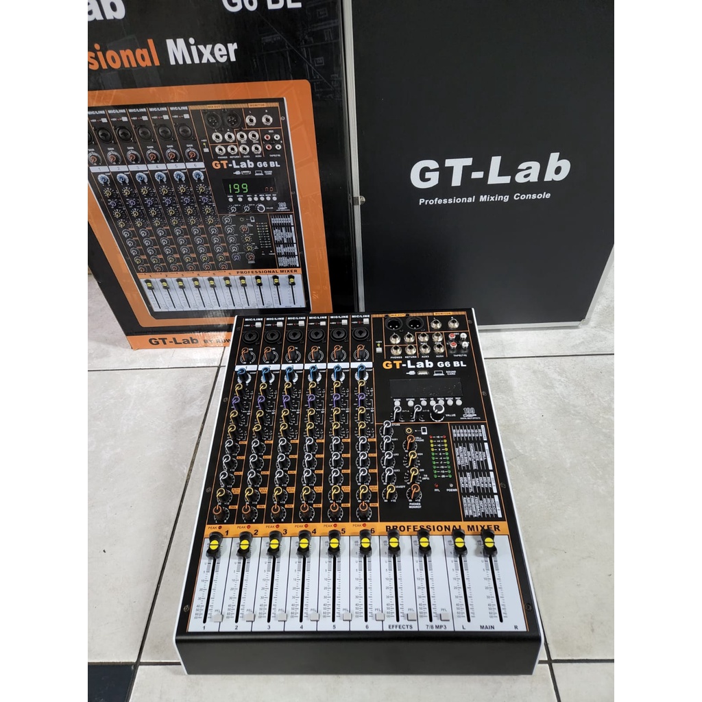 Jual Mixer Audio RDW GT LAB G6 BL GTLAB G6BL ORIGINAL 6CH FREE KOPER Shopee Indonesia