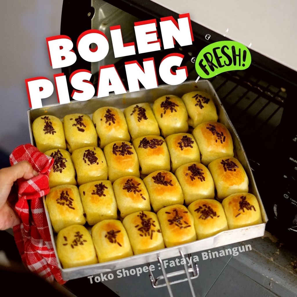 Jual Bolen Pisang Jogja Roti 1 Kampus Banana Bollen Molen Coklat Keju ...