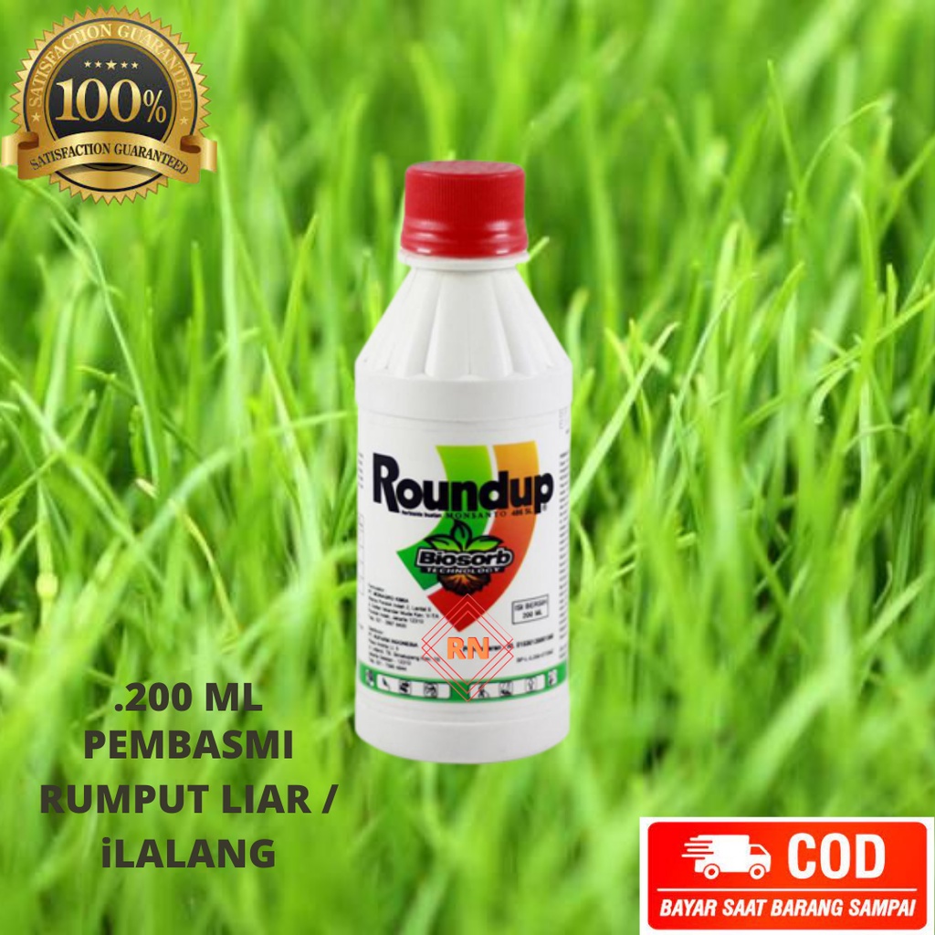 Jual Roundup 480 SL - Round Up - Pembasmi Rumput dan Gulma - 200 ML ...