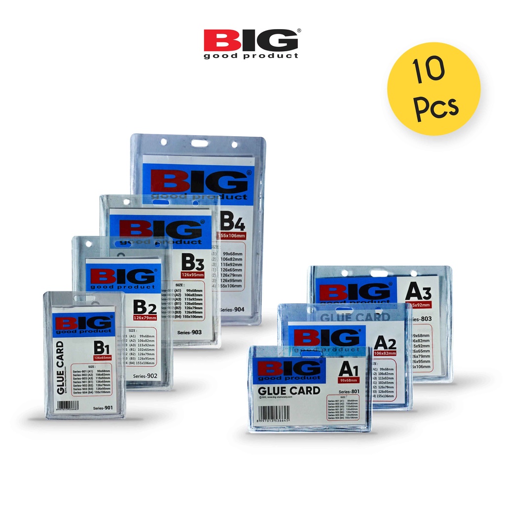 Jual 10 Pcs BIG ID Card Mika Glue Card Ukuran A1 A2 A3 B1 B2 B3 B4 ...