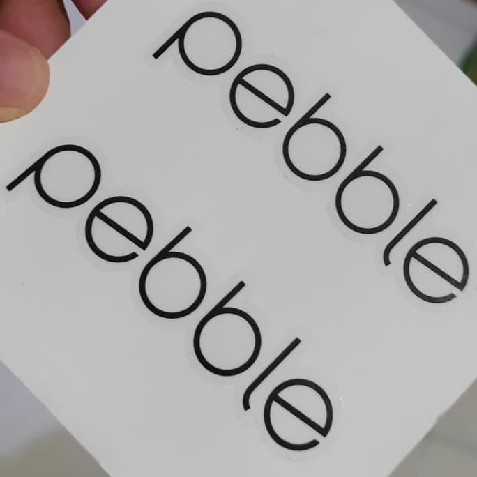 Jual STICKER STIKER PEBBLE TIME WATCH SMARTWATCH KICKSTARTER ...