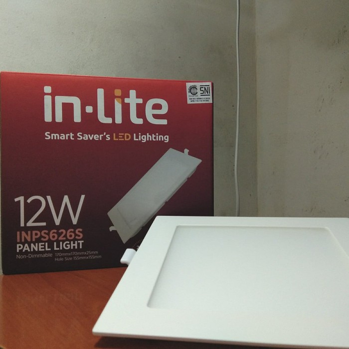 Jual Lampu Downlite/Light Panel Led Inlite INPS626S 12w | Shopee Indonesia