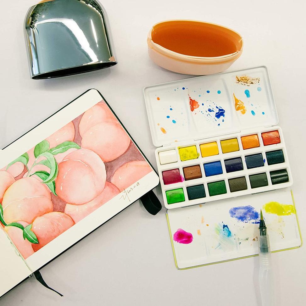 MIYA HIMI Water Color Solid Palette -Portable Travel Watercolor
