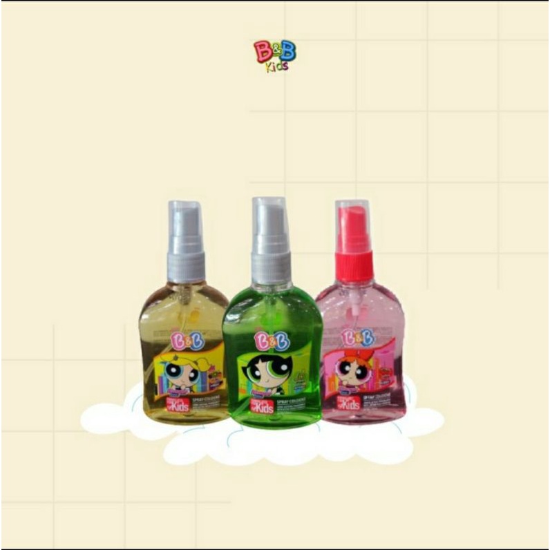 Jual B&B KIDS SPRAY COLOGNE POWERPUFF GIRLS 100ML | Shopee Indonesia