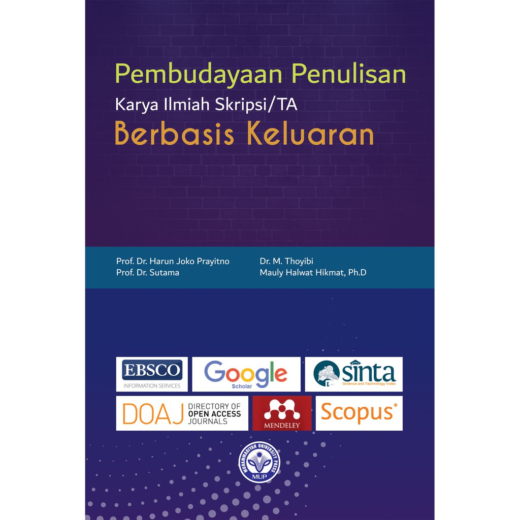 Jual Buku Pembudayaan Penulisan Karya Ilmiah Skripsi/TA Berbasis ...