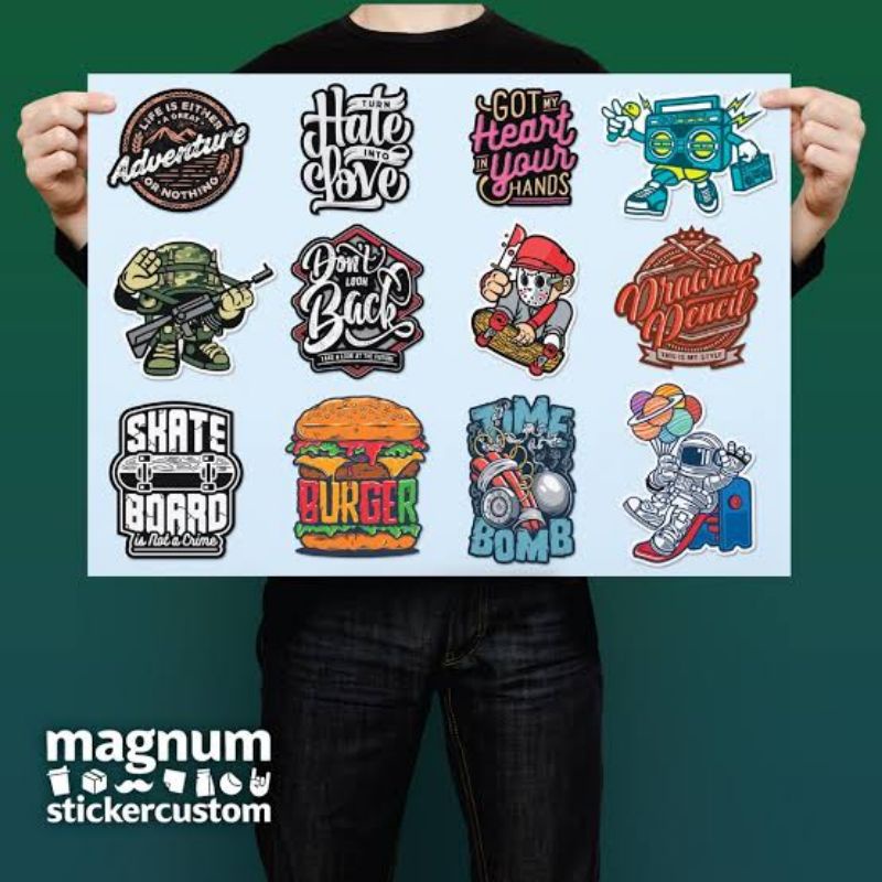 Jual sticker custom | Shopee Indonesia