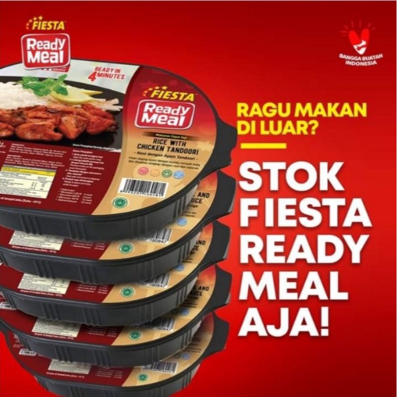 Jual Fiesta Ready Meal Fiesta Ready Meal Beef Rendang Fiesta Ready Meal Chicken Cheese 