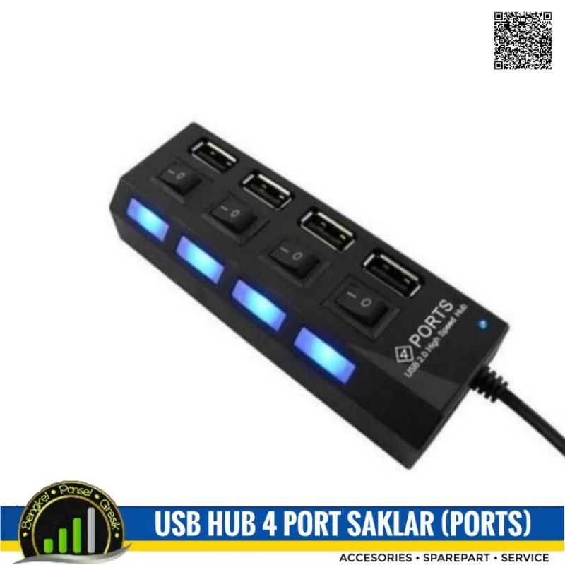 Jual USB Hub 4 Port Saklar | Shopee Indonesia