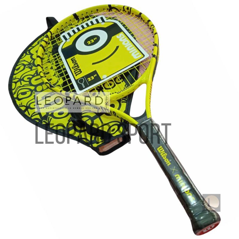 Jual Raket Tenis Wilson Minions Junior 23 Berat : 205g / Tennis Racket ...