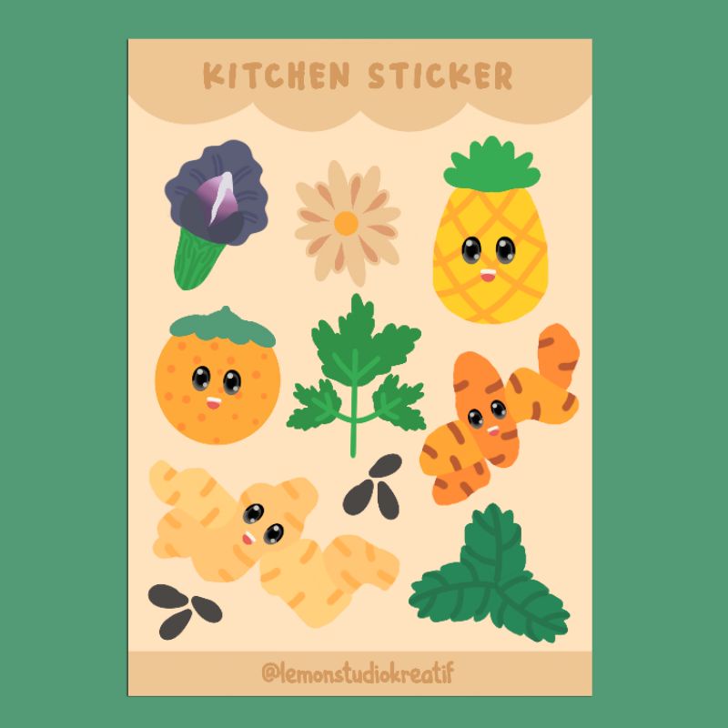 Jual 4 Sheets - Kitchen Sticker Pack | Shopee Indonesia