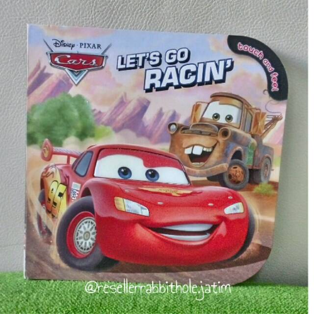 Jual Disney Pixar Cars Let's Go Racin' (Disney Touch & Feel) | Shopee ...