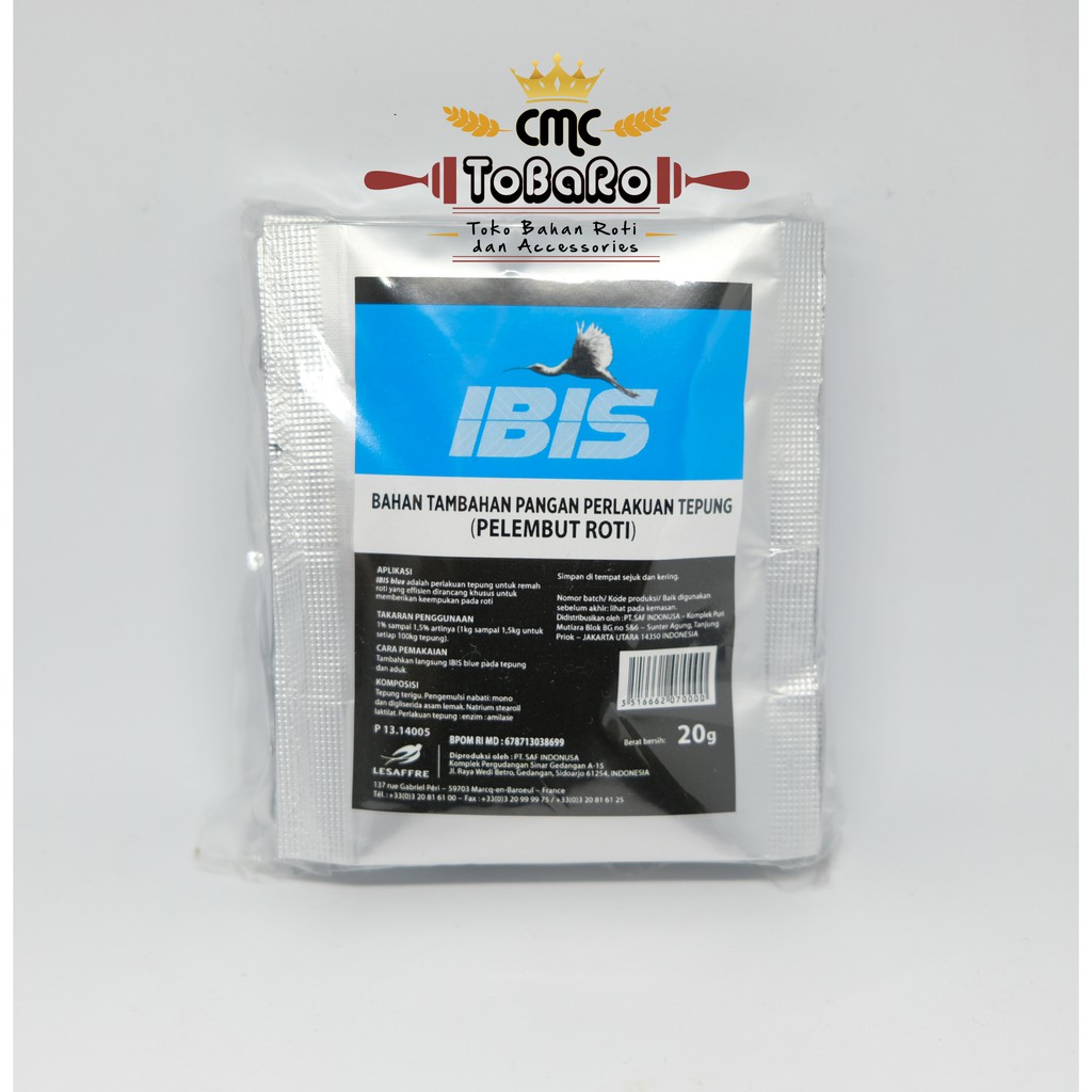 Jual IBIS Blue Sachet 20 Gram (Pelembut Roti) | Shopee Indonesia