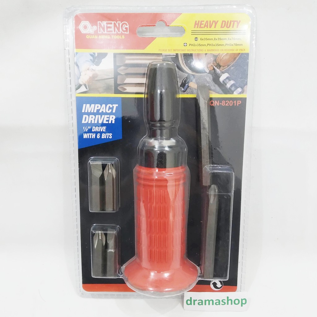 Jual Obeng Ketok Impact Driver Set 7pcs | Shopee Indonesia