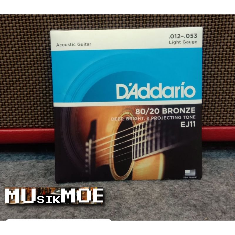 Jual Senar Gitar Akustik Daddario Ej Original Shopee Indonesia