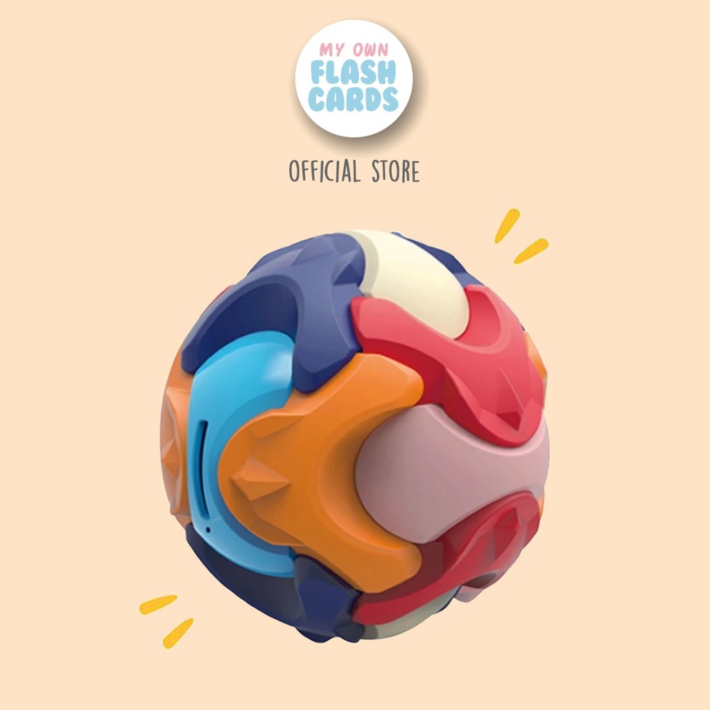 Jual Puzzle Assembly Ball 3D Puzzle and Piggy Bank Bola Celengan