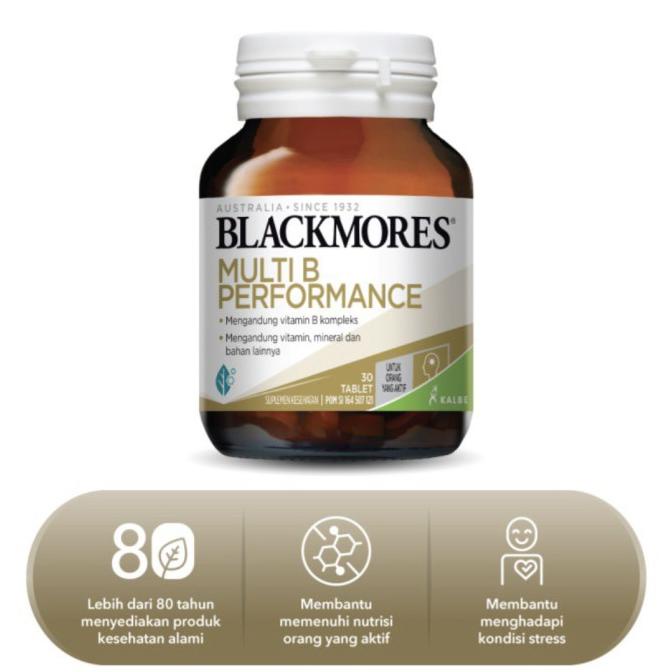 Jual Blackmores Multi B Performance 30 Tablet- Vitamin B Complex ...