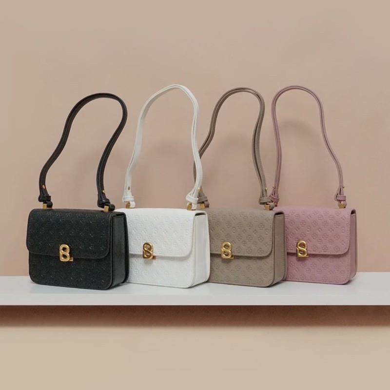 BUTTONSCARVES The Audrey Monogram Bag Medium, Fesyen Wanita, Tas & Dompet  di Carousell