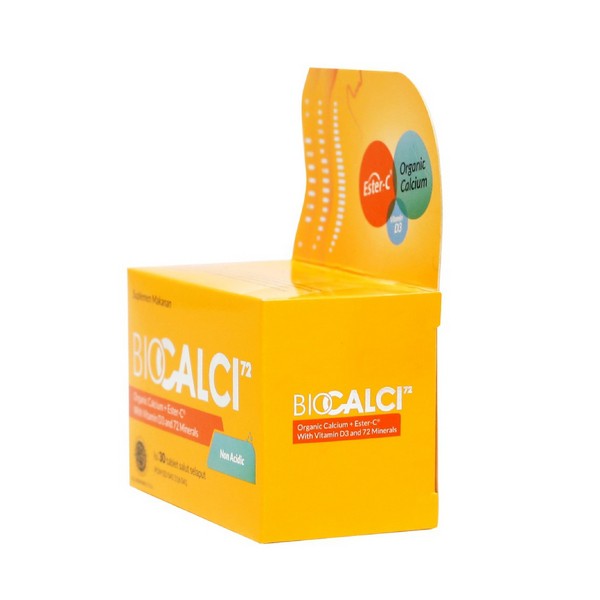Jual Biocalci 72 Non Acidic 30 Tablet / Organic Calcium / Kalsium ...