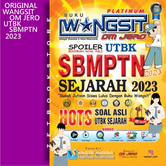 Jual Buku Wangsit OM JERO 2023 / Buku Wangsit UTBK SBMPTN SEJARAH ...