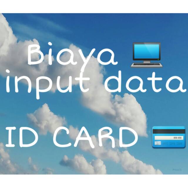 Jual Desain INPUT DATA-ID CARD | Shopee Indonesia