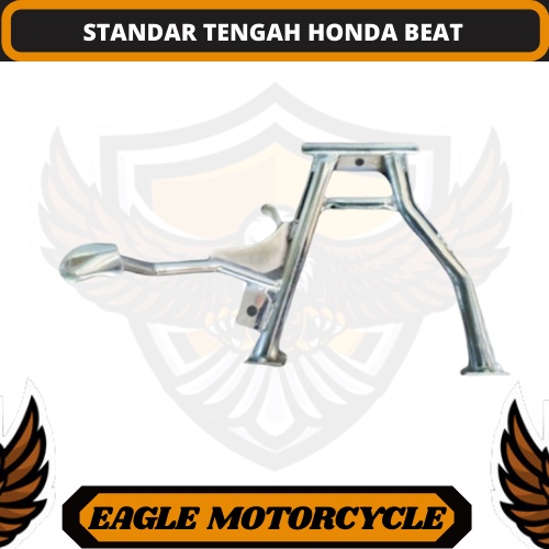 Jual Standar Tengah Beat Fi Karbu Standart Jagrak Jagang Ring 14 Silver Chrome Eagle Motorcycle