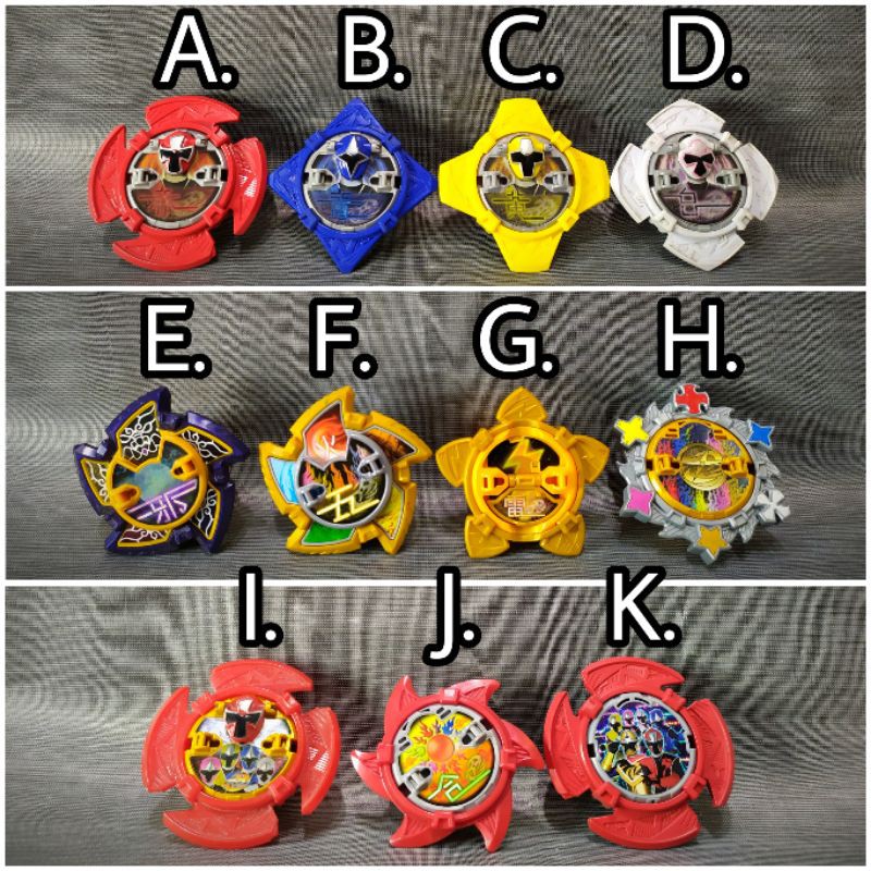 Lot D'accessoires Power Rangers Ninja Steel - Épée Ichibanto Et Shuriken Rouge - Occasion