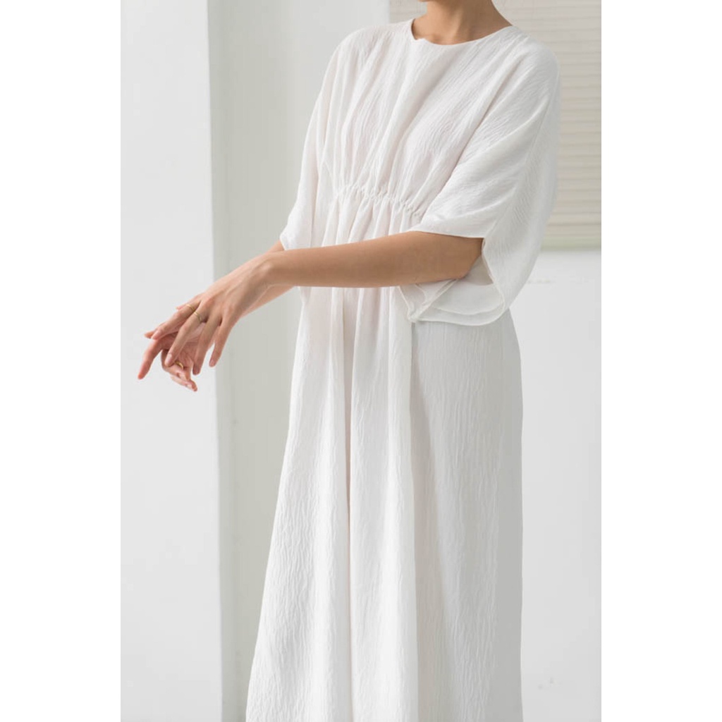 Jual PAFON Alana Dress - Broken White | Shopee Indonesia