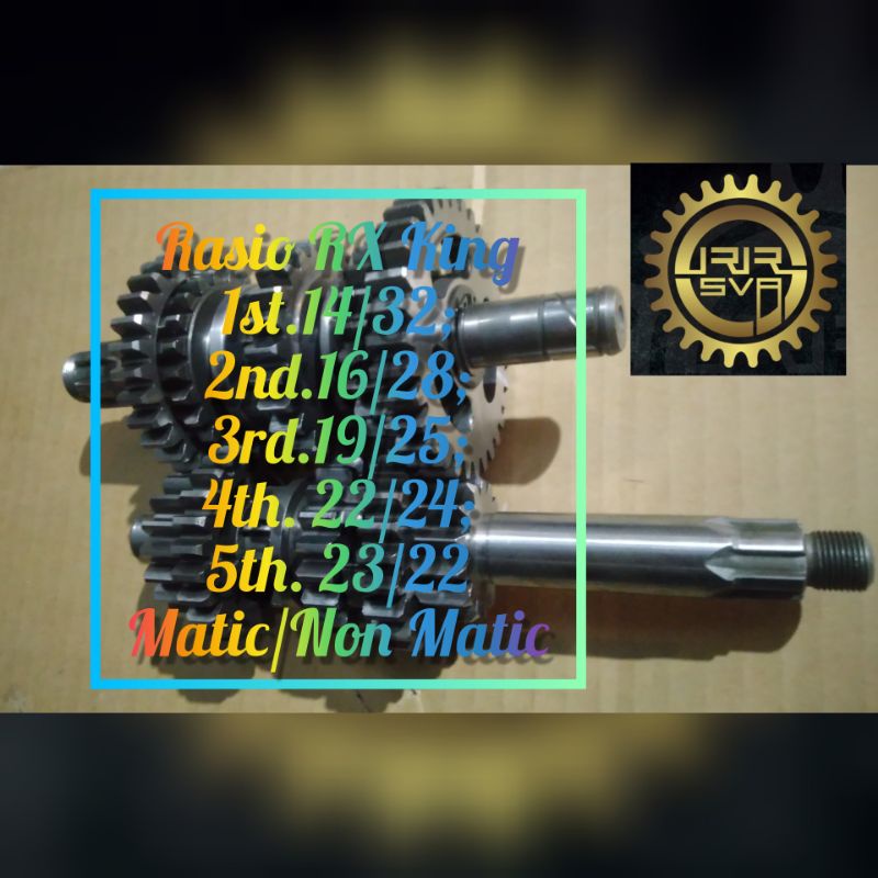 Jual Gigi Rasio Gear Ratio Gir Rasio Yamaha Rx King Rx Rx K