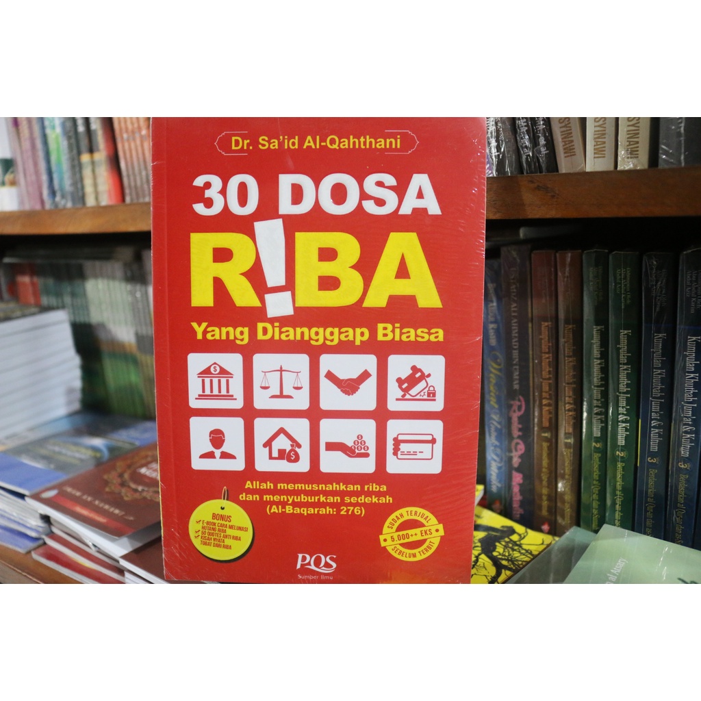 Jual 30 Dosa Riba yang Dianggap Biasa - Dr Said Al-Qahthani | Shopee ...