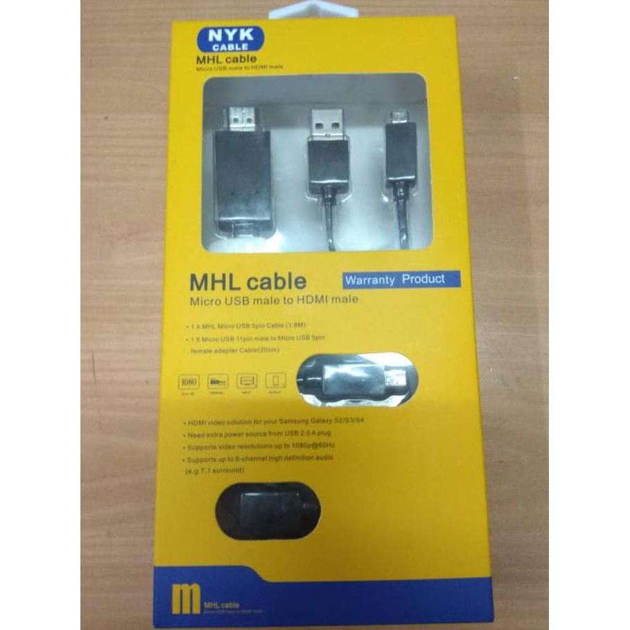 Jual Converter Micro to HDMI ( MHL Cable Adapter) Shopee Indonesia