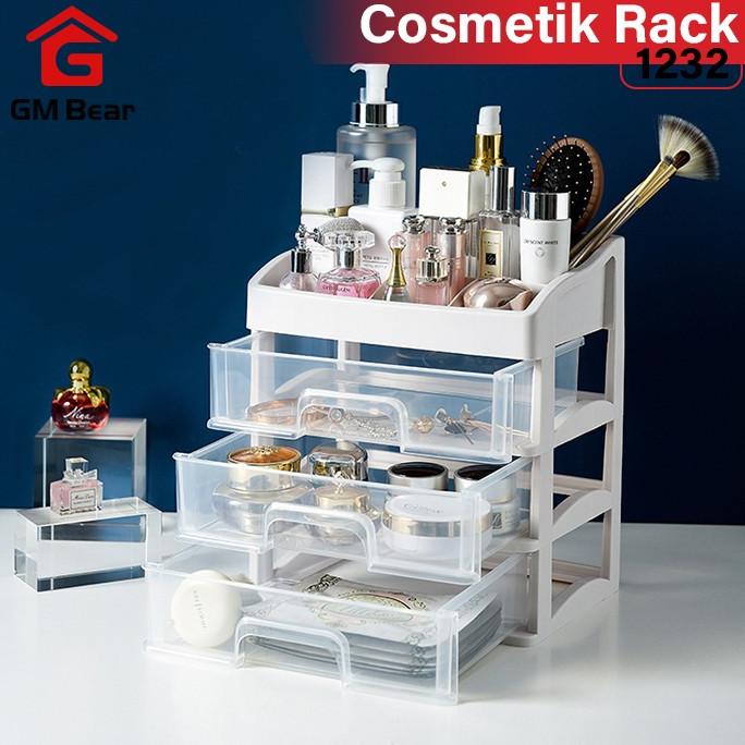 Jual GM Bear Rak Kosmetik Susun 3 Laci 1232-Cosmetic Rack | Shopee ...