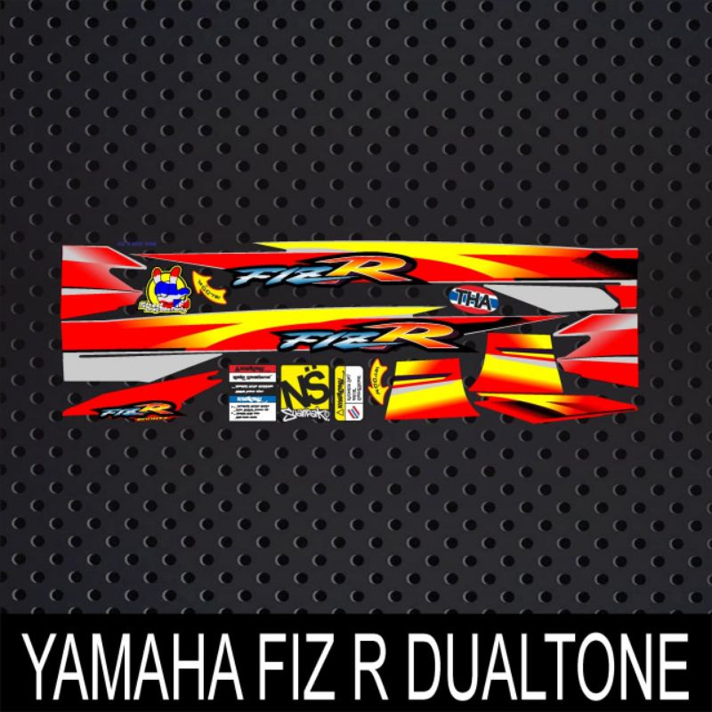 Jual sticker striping variasi YAMAHA FIZ R DUALTONE | Shopee Indonesia