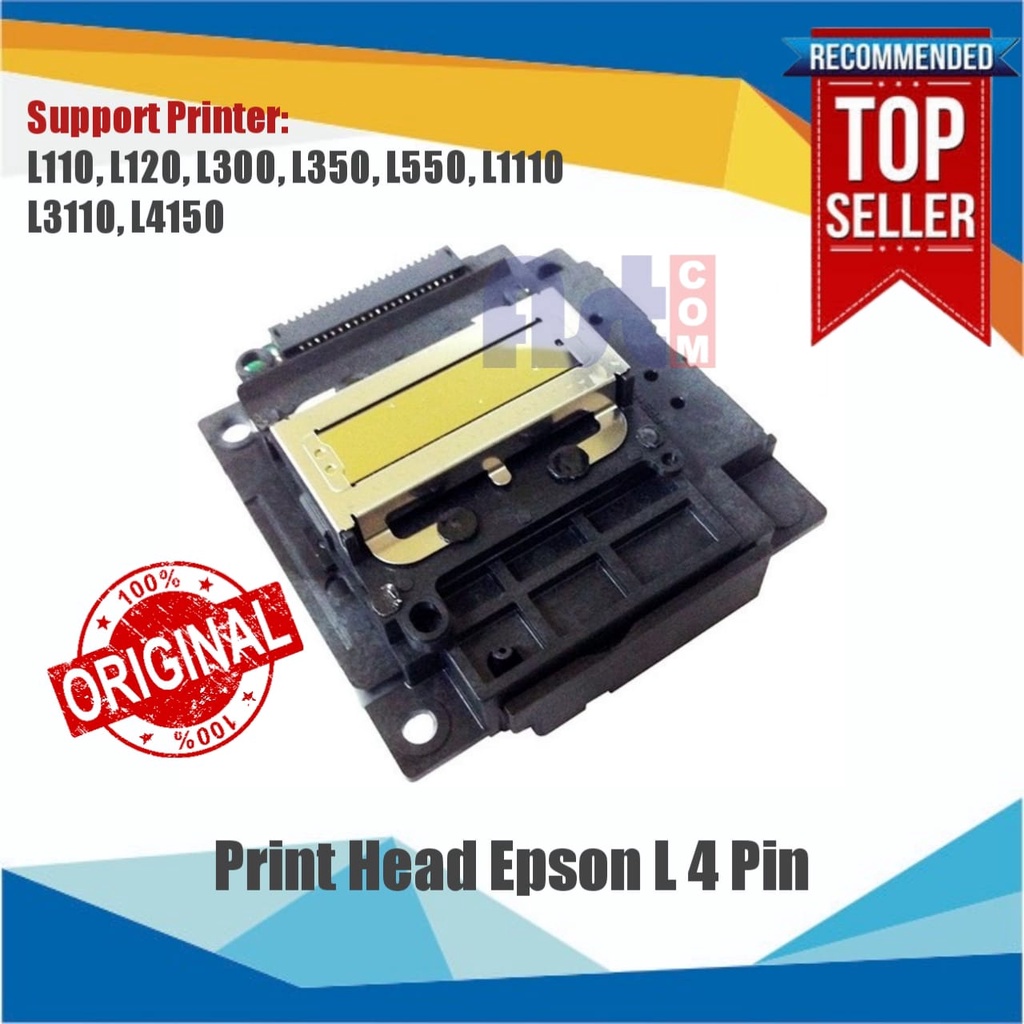 Jual Print Head Epson L110 L120 L210 L220 L360 4 Pin Original Copotan Unit Shopee Indonesia 1803