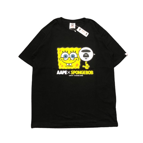 Jual Wahyu T Shirt APE SPONGEBOB Edition Trendy Casual Unisex Good Brand Quality Stylish Shopee Indonesia