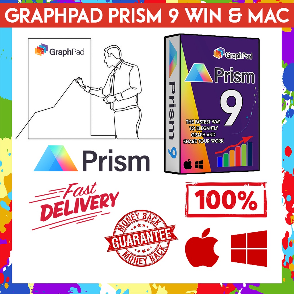 Jual GraphPad Prism 8 / 9 Lifetime For Windows & MacOS (32bit & 64bit