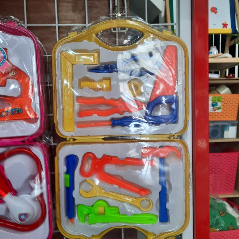 Jual tool kit mainan tukang dan bengkel super murah | Shopee Indonesia