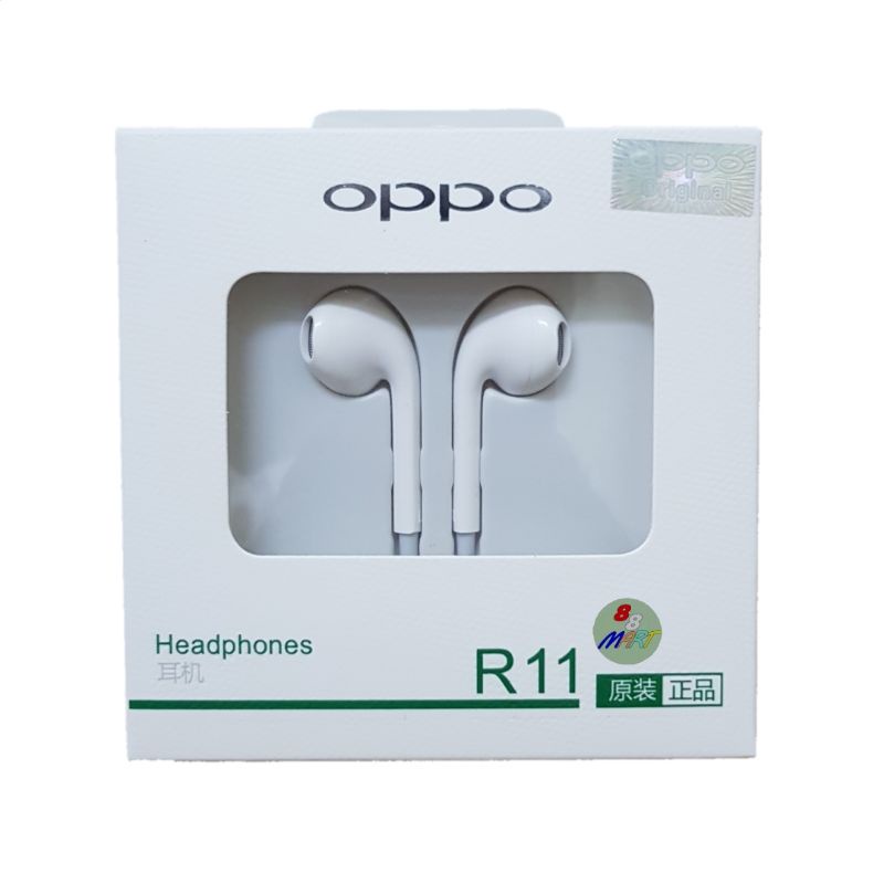 Hf Handsfree Earphone Headset Oppo A31 A33 A74 A92 A95 Jack 3.5mm Original