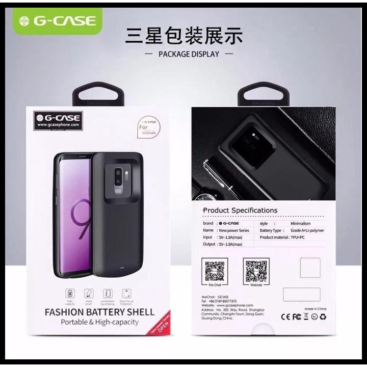Jual Samsung Galaxy S9 Plus G-Case Battery Original Power Bank 5200Mah ...
