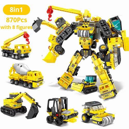 Jual Lego Block Robot Transformers Mobil Konstruksi 8 in 1 | Shopee ...