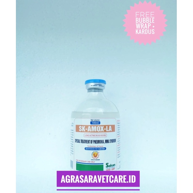 Jual SAKAN SK AMOX LA (amoxycilin LA) - obat hewan | Shopee Indonesia